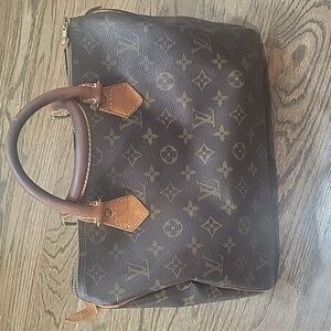 LV Brown Monogram Satchel